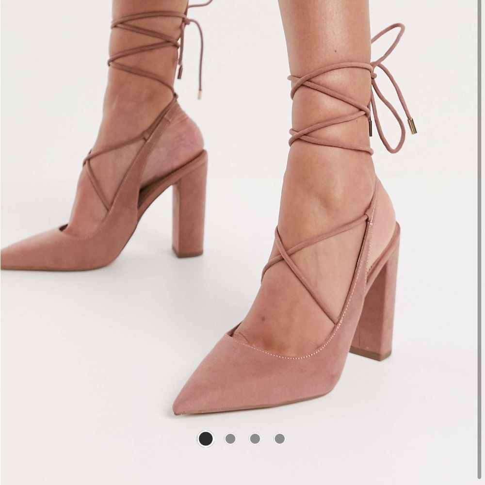 Blush Strappy Heel